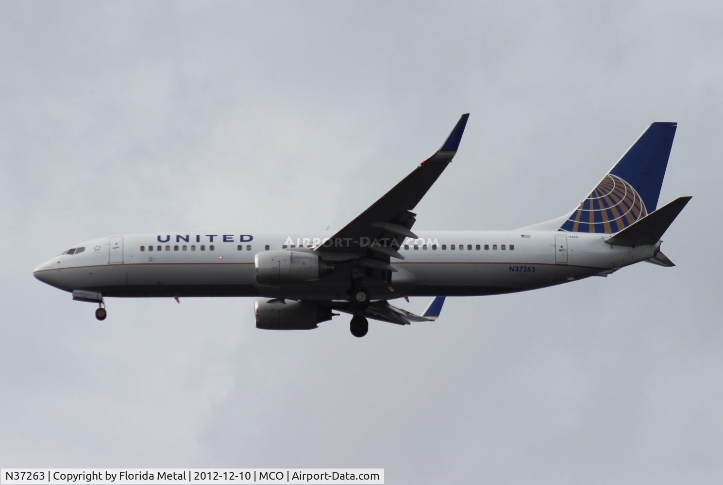 N37263, 2001 Boeing 737-824 C/N 31583, United 737-800