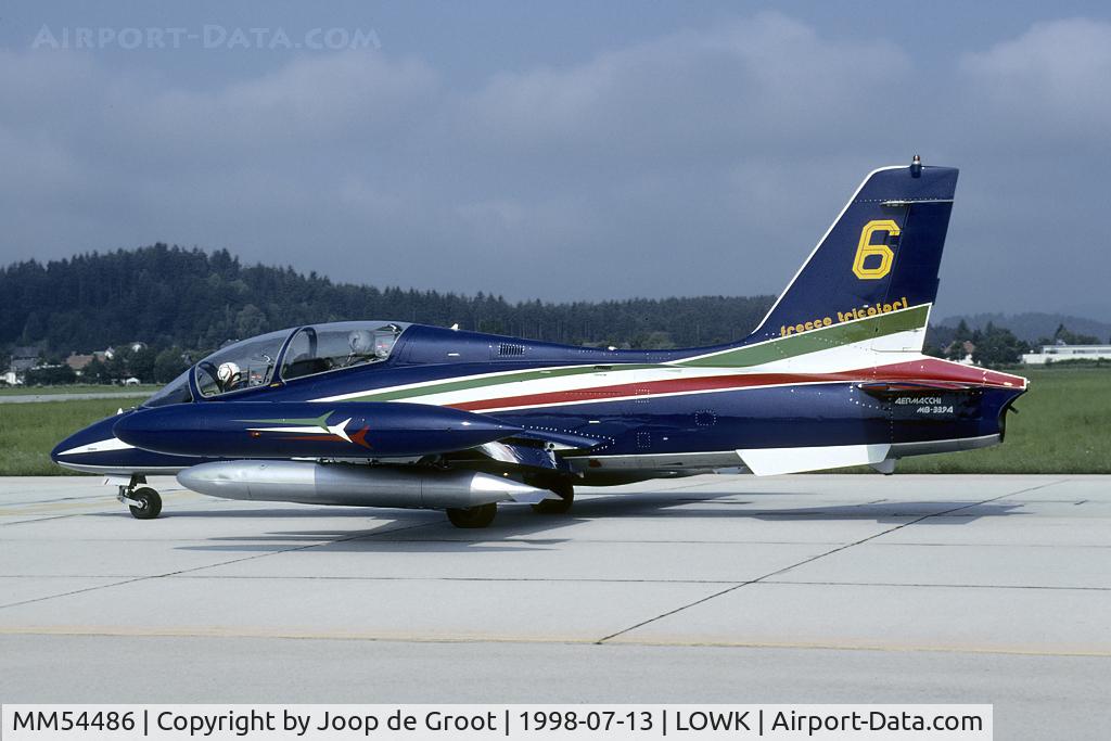 MM54486, Aermacchi MB-339PAN C/N 6683/078/AD015, departure after the Klagenfurt air show