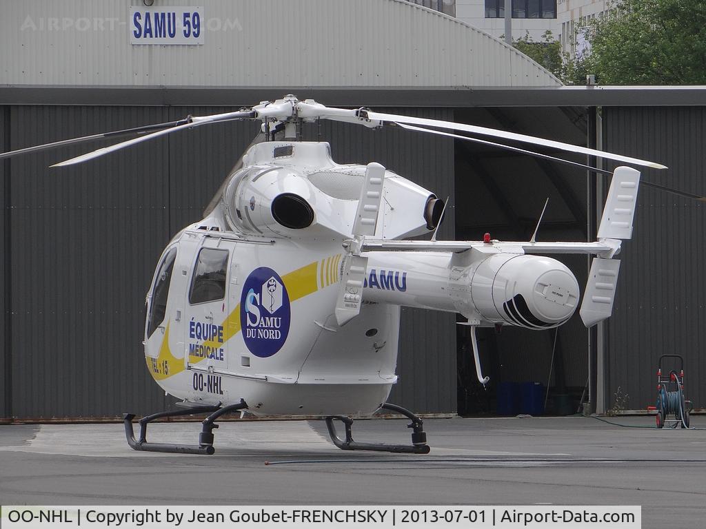 OO-NHL, 2009 McDonnell Douglas MD-902 Explorer C/N 900-00119, SAMU 59 DZ LILLE hospital