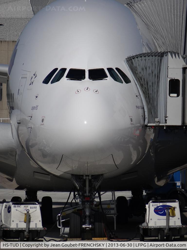 HS-TUD, 2012 Airbus A380-841 C/N 122, Thai Airways at CDG T1