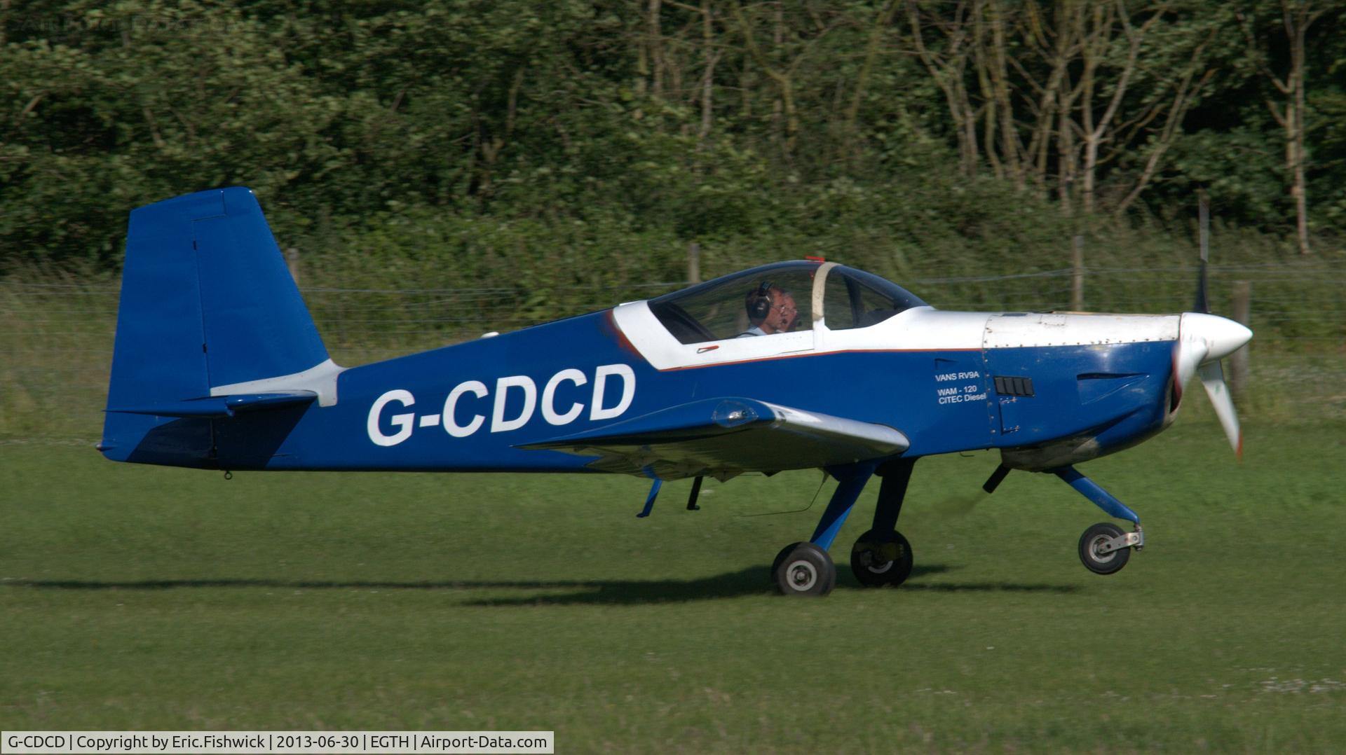 G-CDCD, 2004 Vans RV-9A C/N PFA 320-13925, 42. G-CDCD departing the Shuttleworth Military Pagent Flying Day, 30 June 2013