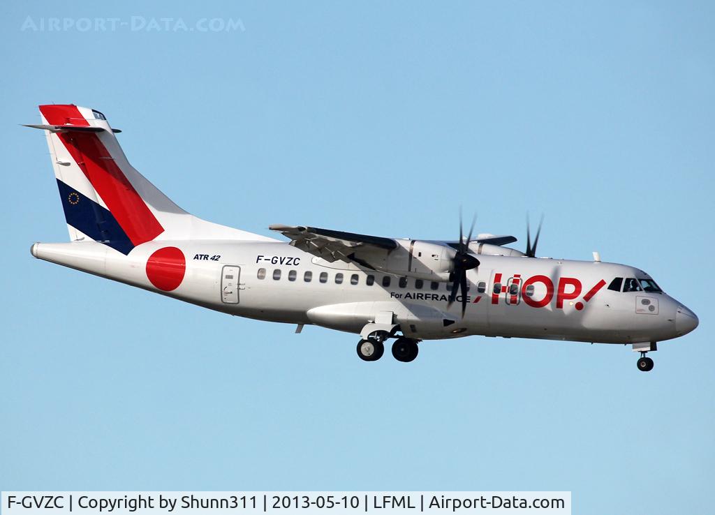 F-GVZC, 1996 ATR 42-500 C/N 516, Landing rwy 31L