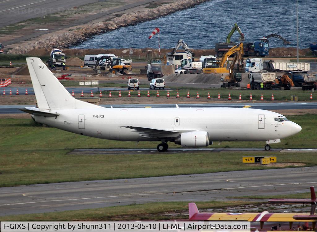 F-GIXS, 1994 Boeing 737-36QCF C/N 27347, Parked at the Terminal...