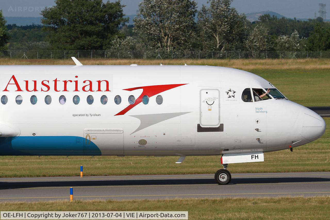 OE-LFH, 1995 Fokker 70 (F-28-0070) C/N 11554, Austrian Airlines