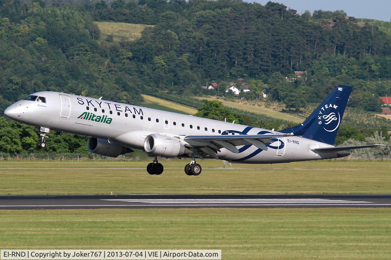 EI-RND, 2012 Embraer 190LR (ERJ-190-100LR) C/N 19000512, Alitalia