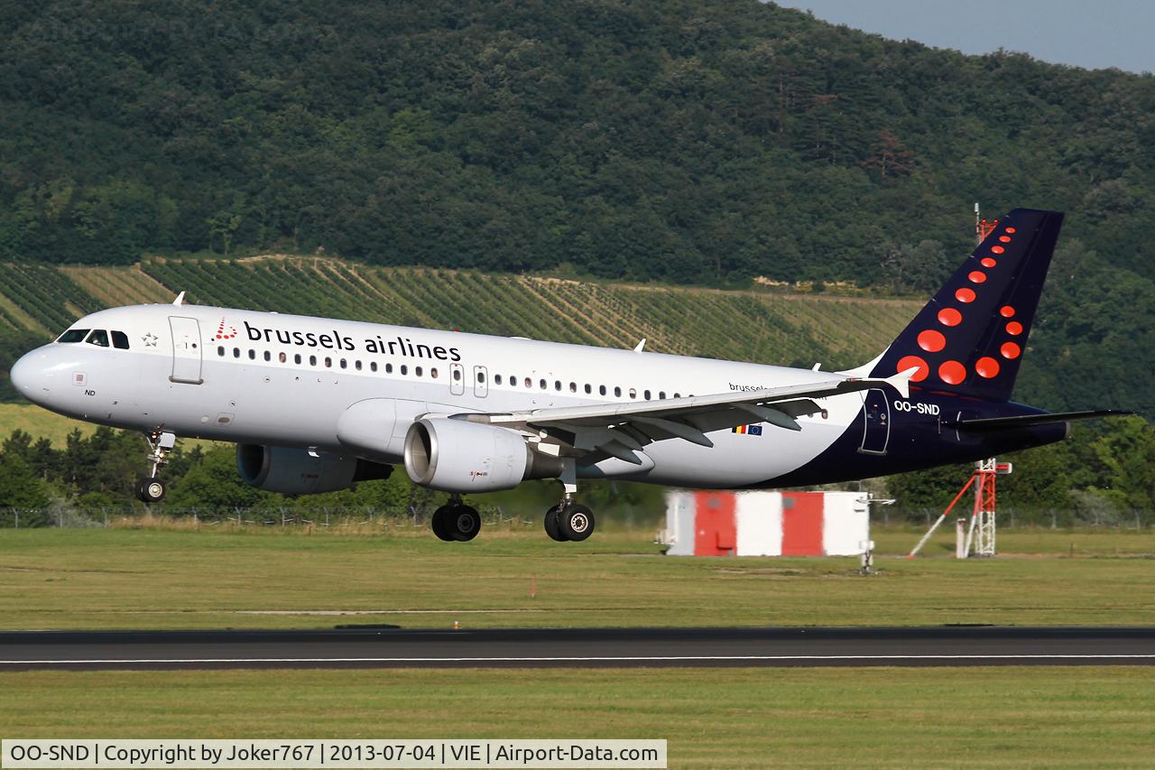 OO-SND, 2002 Airbus A320-214 C/N 1838, Brussels Airlines