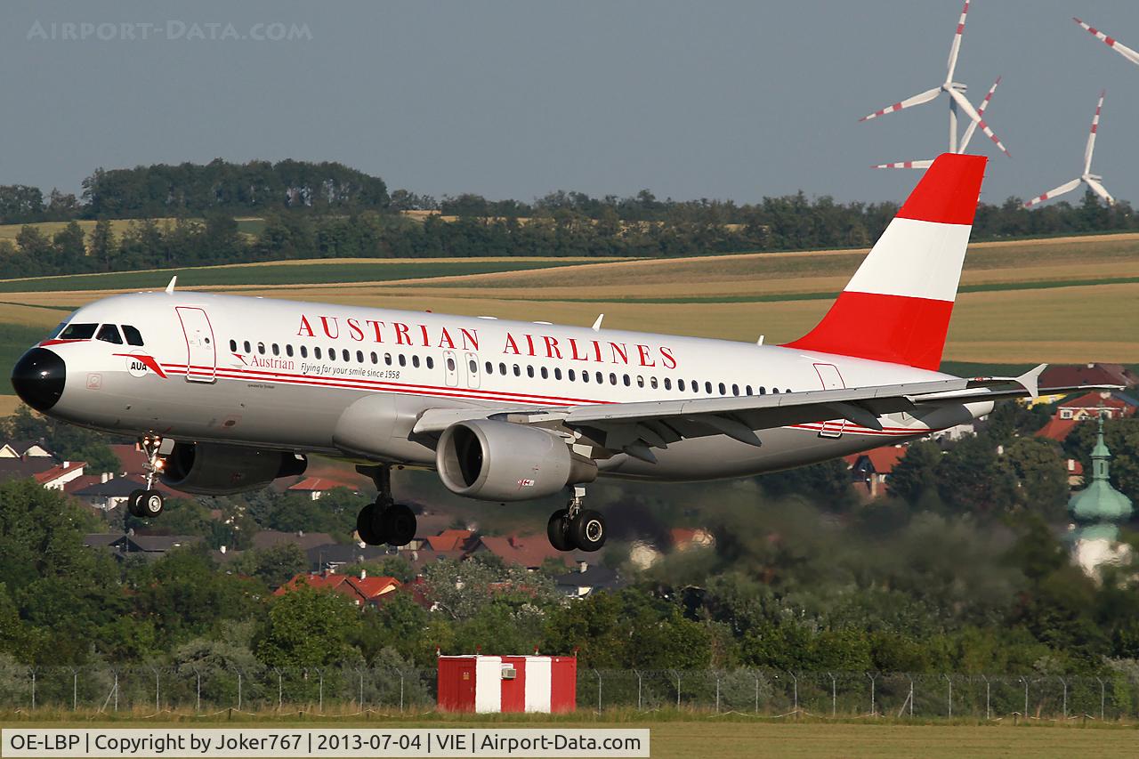 OE-LBP, 1998 Airbus A320-214 C/N 797, Austrian Airlines