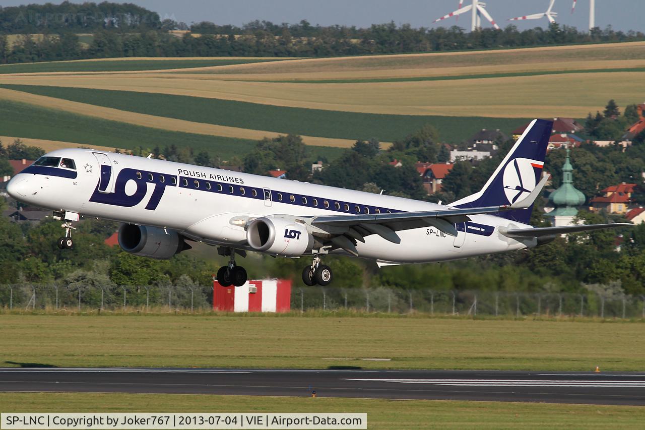 SP-LNC, 2011 Embraer 195LR (ERJ-190-200LR) C/N 19000462, LOT - Polish Airlines