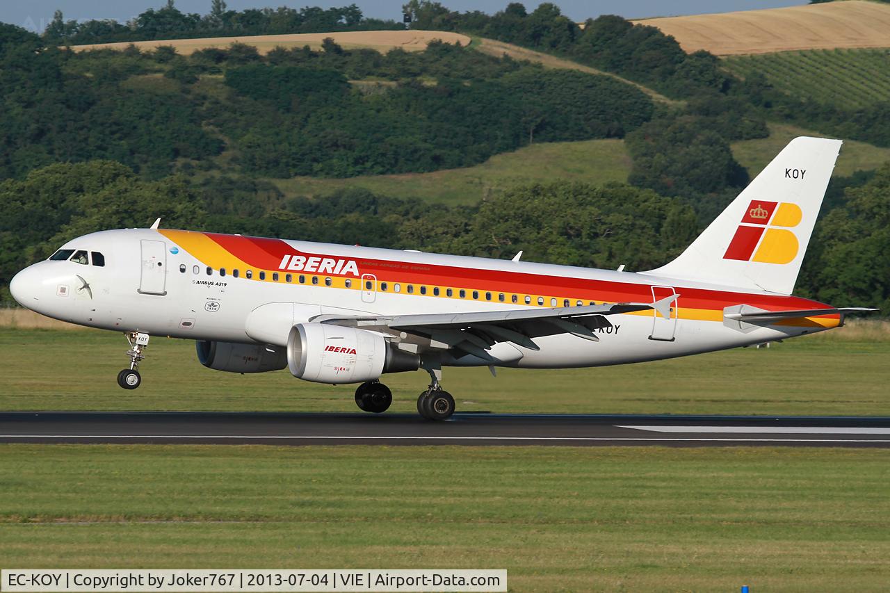 EC-KOY, 2008 Airbus A319-111 C/N 3443, Iberia