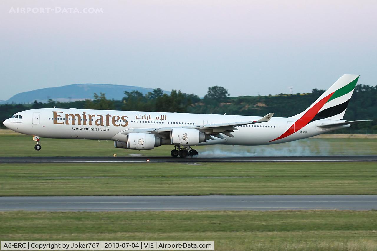 A6-ERC, 2003 Airbus A340-541 C/N 485, Emirates