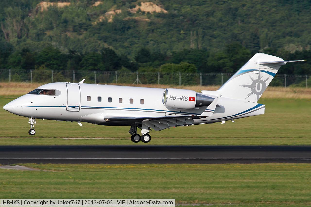 HB-IKS, 1989 Canadair Challenger 601-3A (CL-600-2B16) C/N 5042, Air Charter