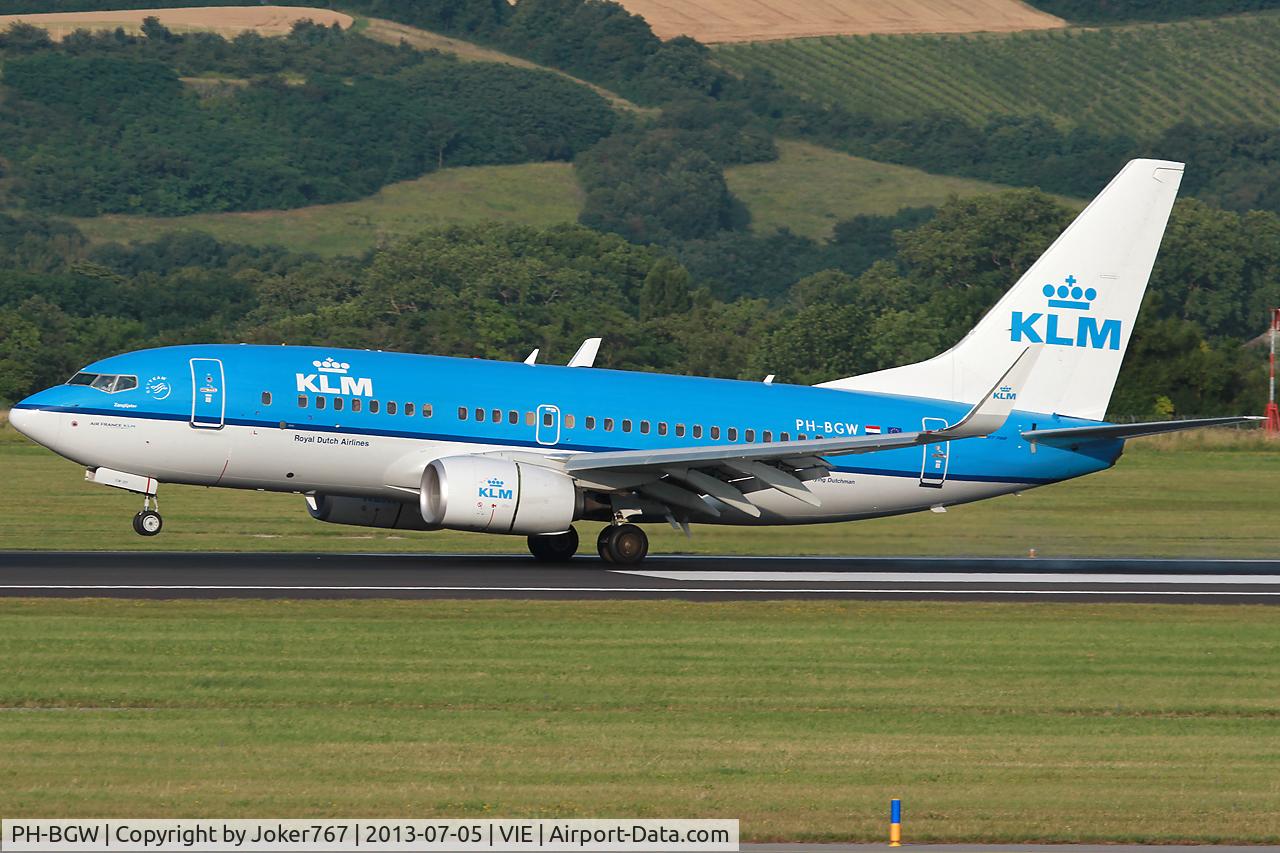 PH-BGW, 2011 Boeing 737-7K2 C/N 38128, KLM - Royal Dutch Airlines