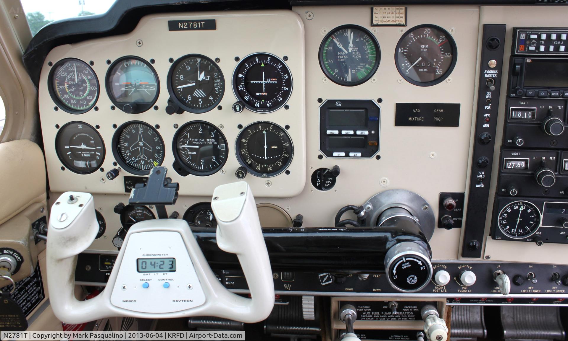 N2781T, 1967 Beech 35-C33 Debonair C/N CD-1096, Beech C33