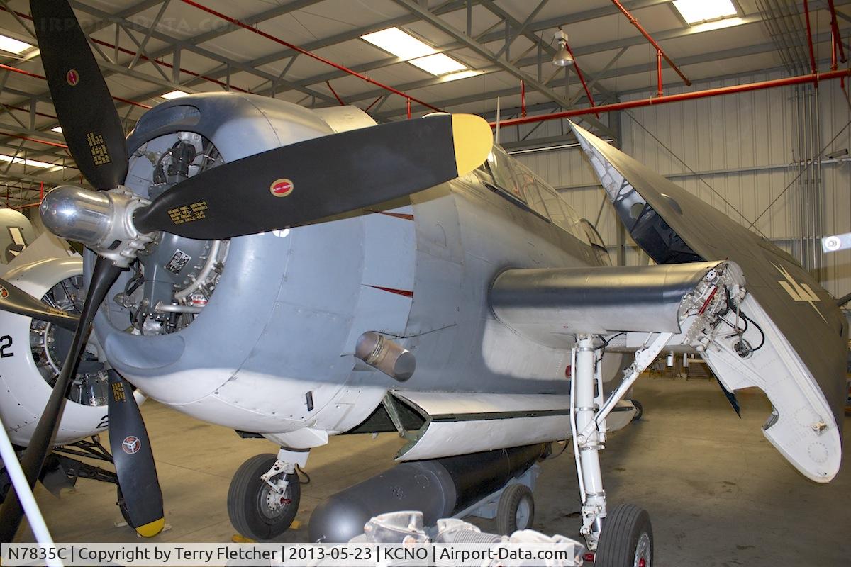 N7835C, Grumman TBM-3E Avenger C/N 7154, Exhibited at Panes of Fame Museum , Chino , California