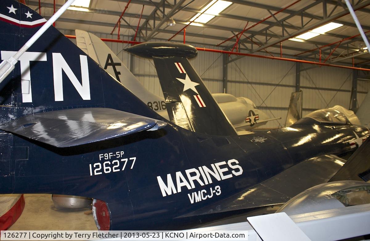 126277, Grumman F9F-5KD/DF-9E Panther C/N Not found 126277, Exhibited at Planes of Fame Museum , Chino , California