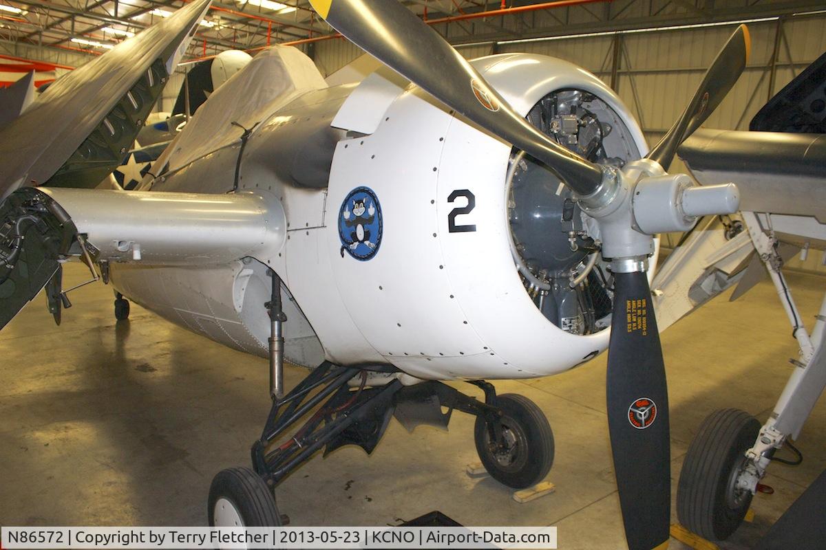 N86572, General Motors (Grumman) FM-2 Wildcat C/N 5626, Exhibited at Planes of Fame Museum , Chino , California