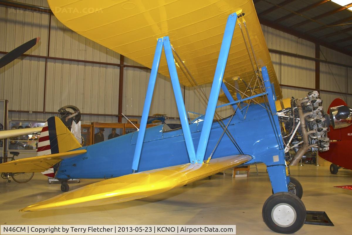 N46CM, 1943 Boeing E75 C/N 75-5122, Exhibited at Planes of Fame Museum , Chino , California