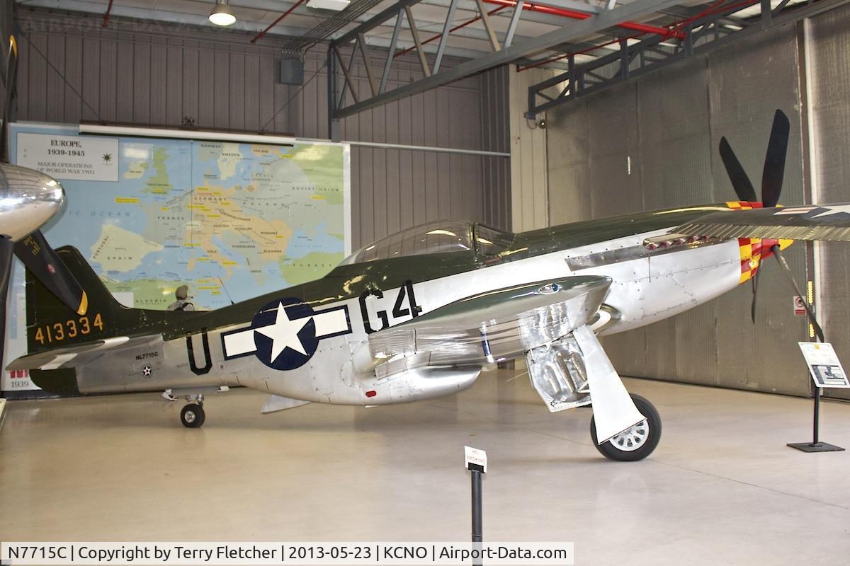 N7715C, 1944 North American P-51D C/N 44-84961A (124-44817), Exhibited at Planes of Fame Museum , Chino , California