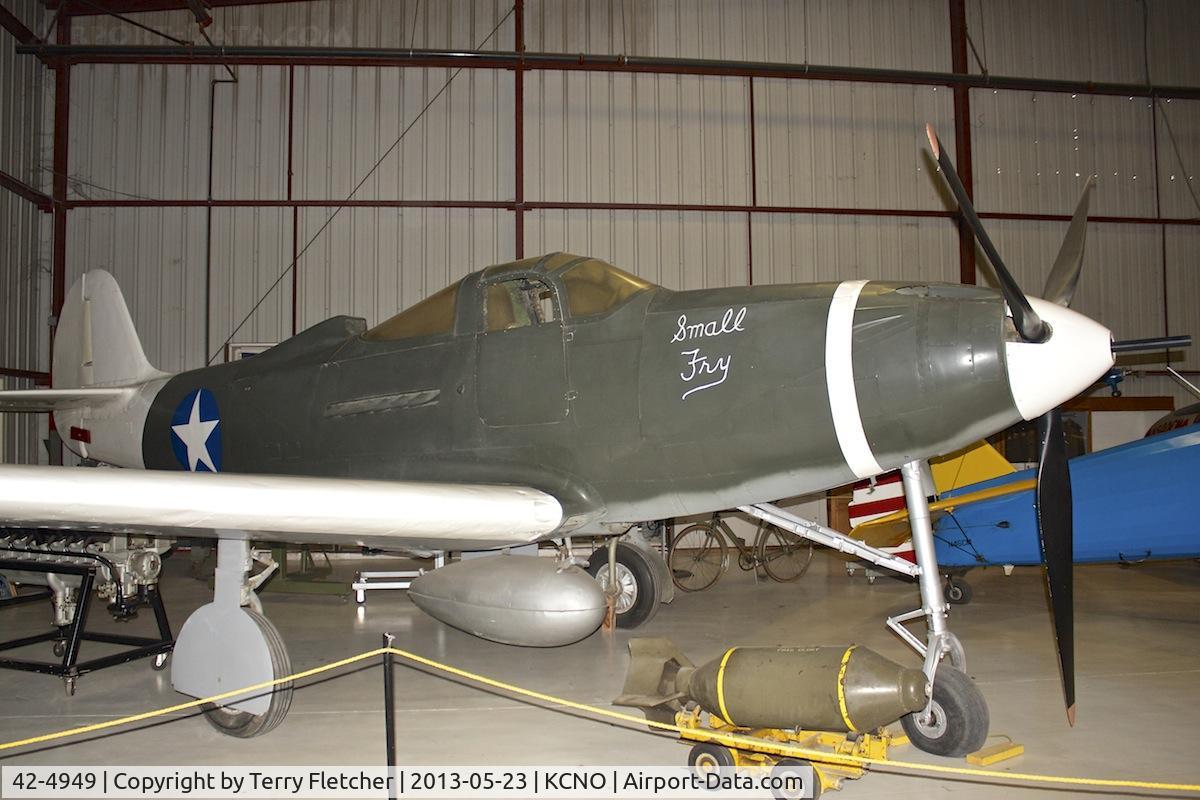42-4949, Bell P-39N Airacobra C/N Not found 42-4949, Exhibited at Planes of Fame Museum , Chino , California