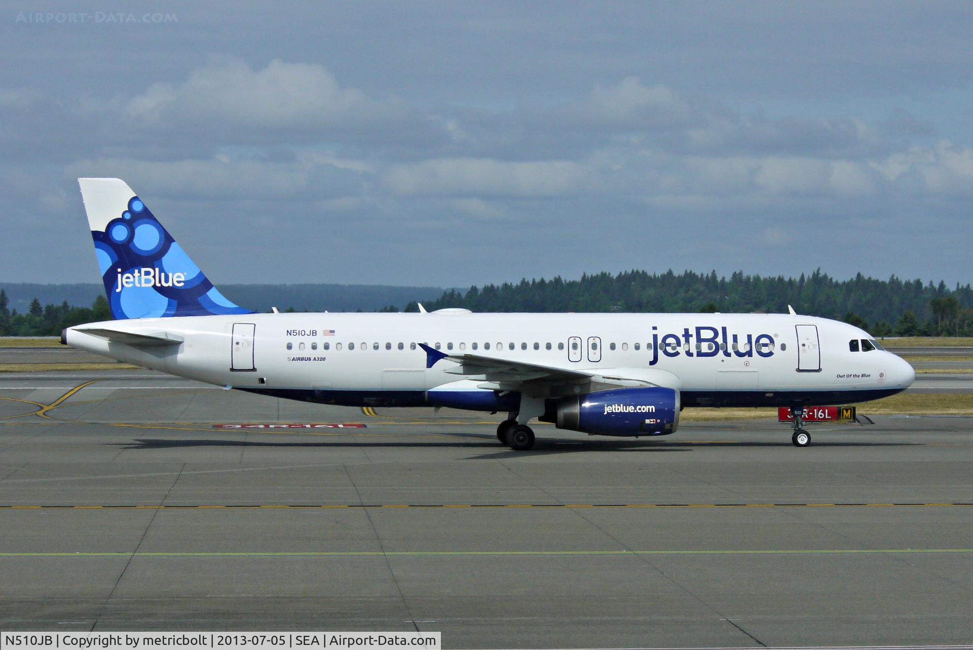 N510JB, 2000 Airbus A320-232 C/N 1280, in the 