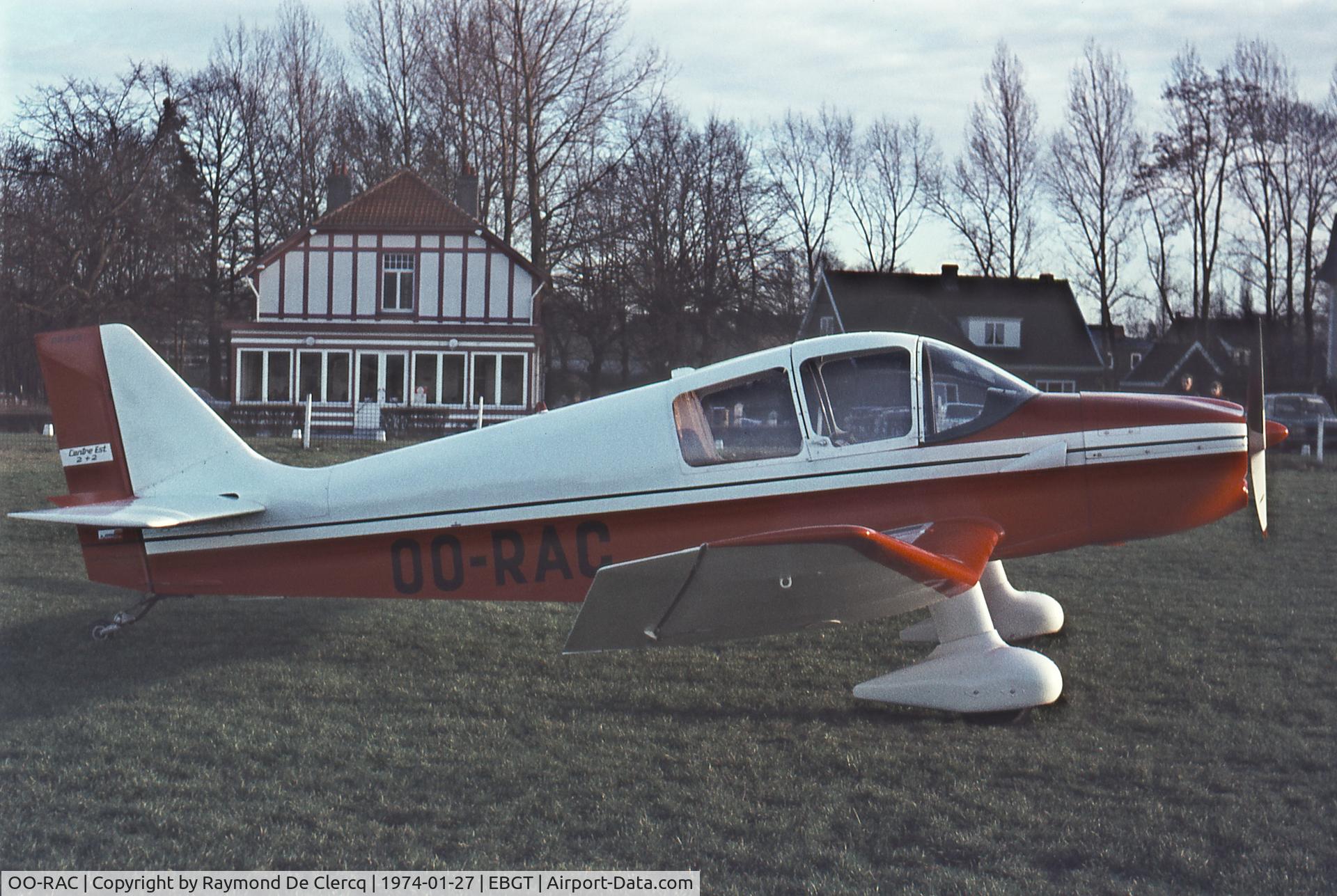 OO-RAC, CEA DR-220 2+2 C/N 4, Gent  27-1-74