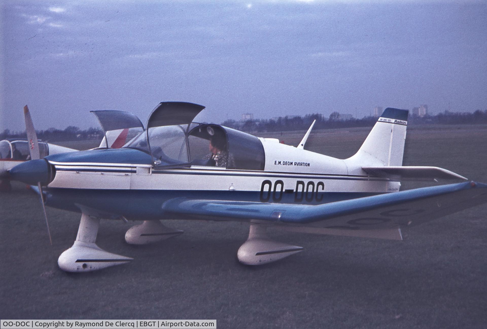 OO-DOC, 1971 Robin DR-300-125 Petit Prince C/N 623, Gent  1972