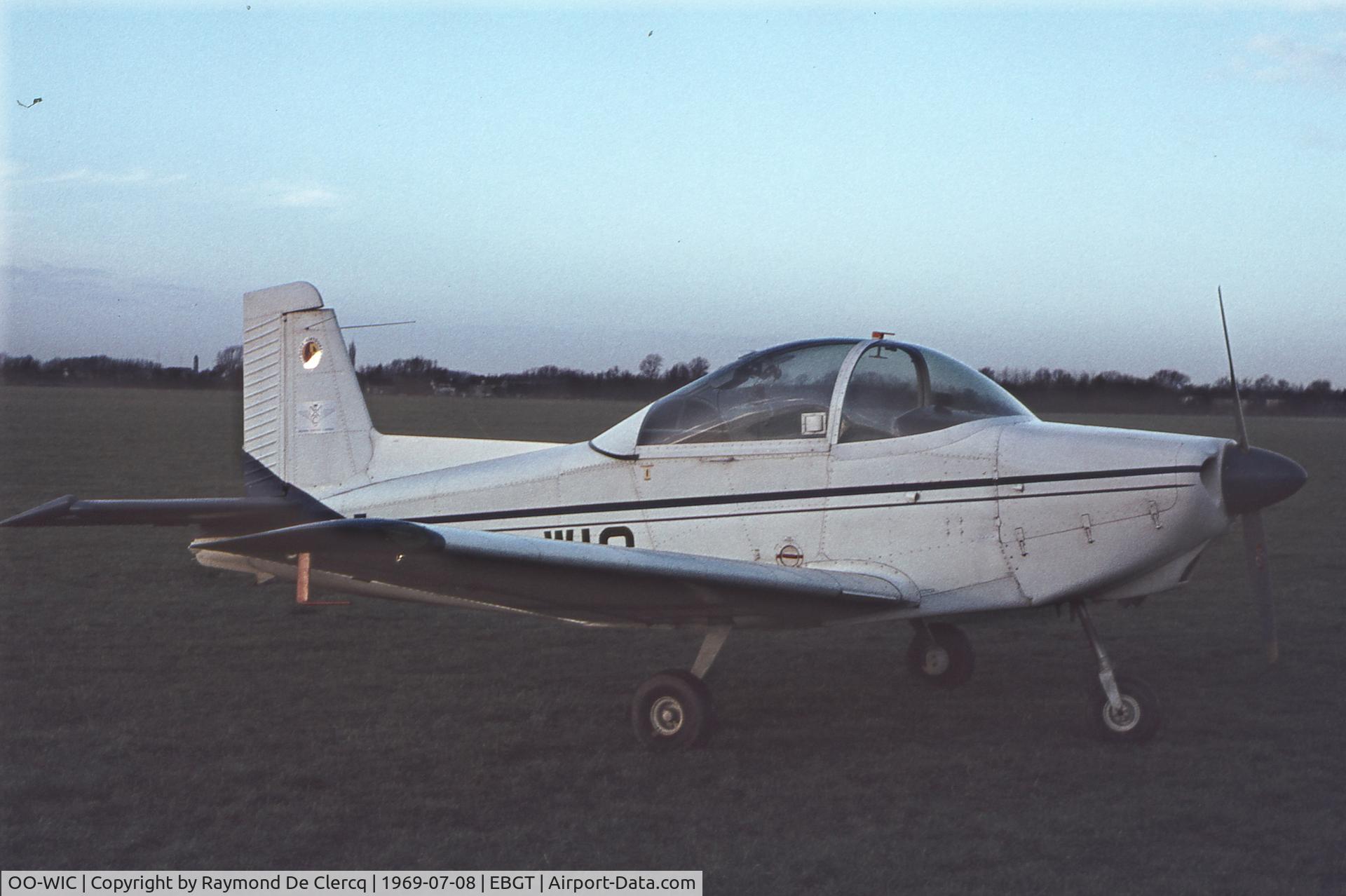 OO-WIC, 1969 AESL Glos-Airtourer 115/T2 C/N 513, Gent  8-7-69