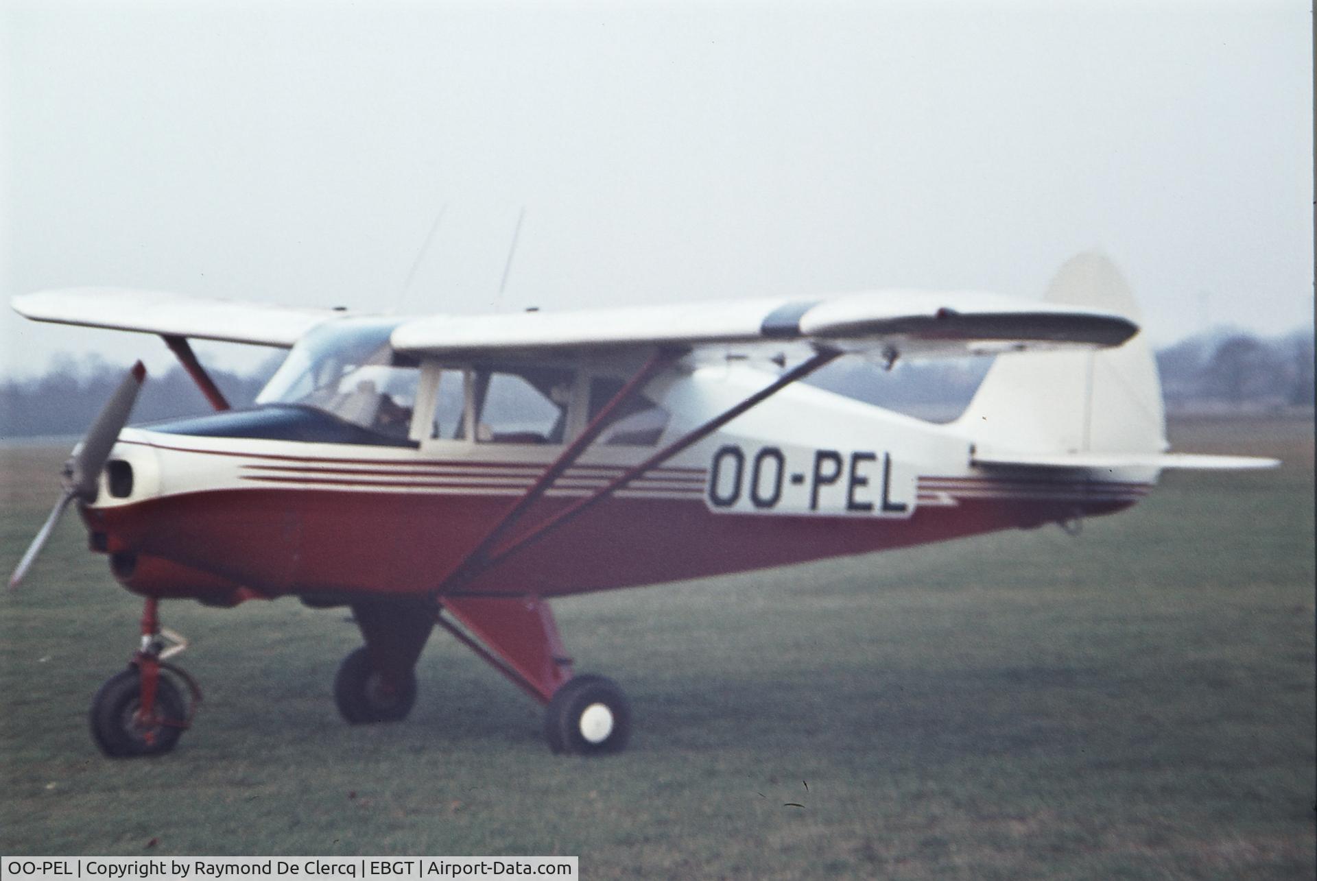 OO-PEL, 1956 Piper PA-22-150 C/N 22-4212, Gent  1969