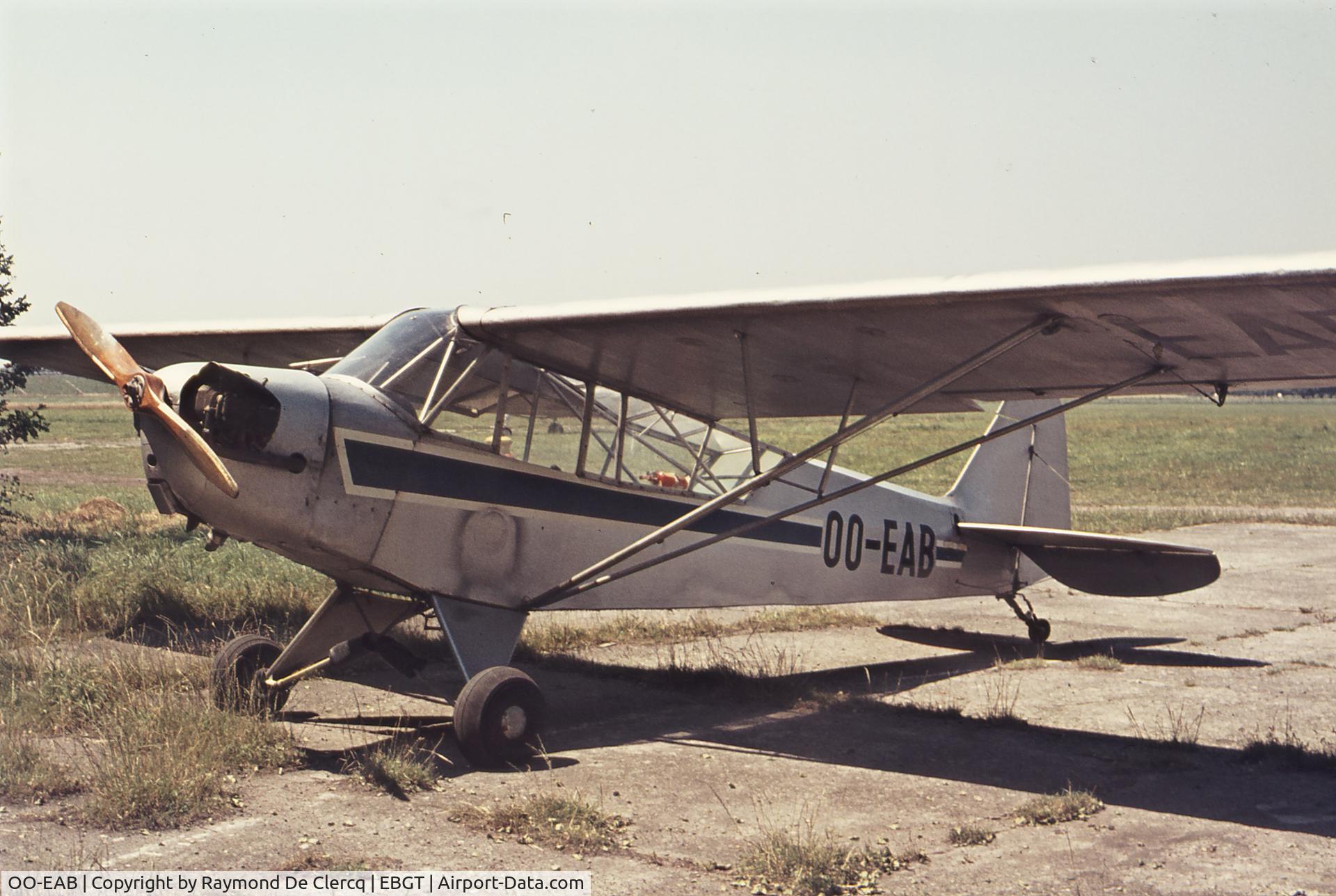 OO-EAB, 1944 Piper L-4H Grasshopper (J3C-65D) C/N 12220, Gent  1970