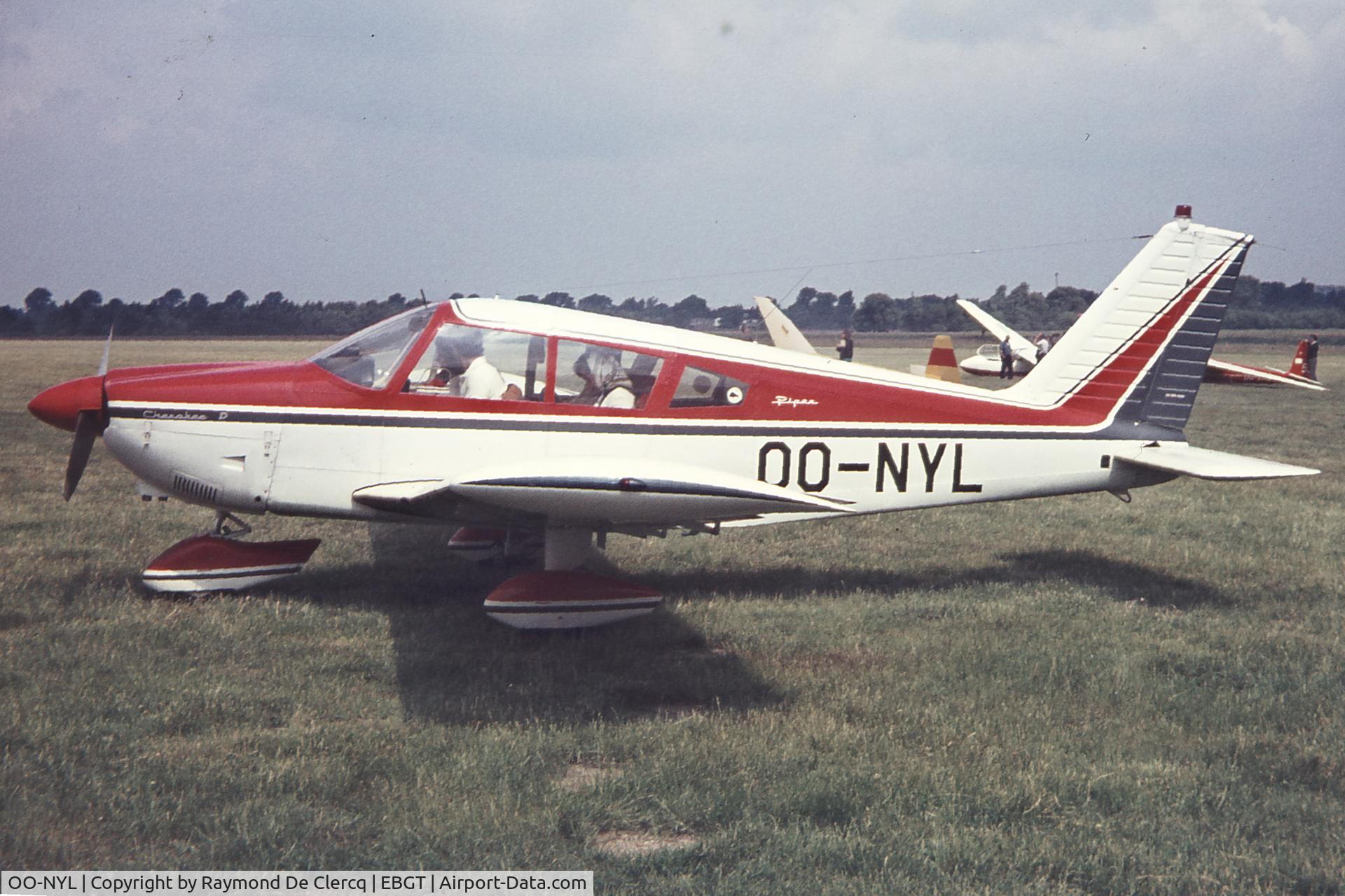 OO-NYL, Piper PA-28-180 C/N 28-4654, Gent  1970