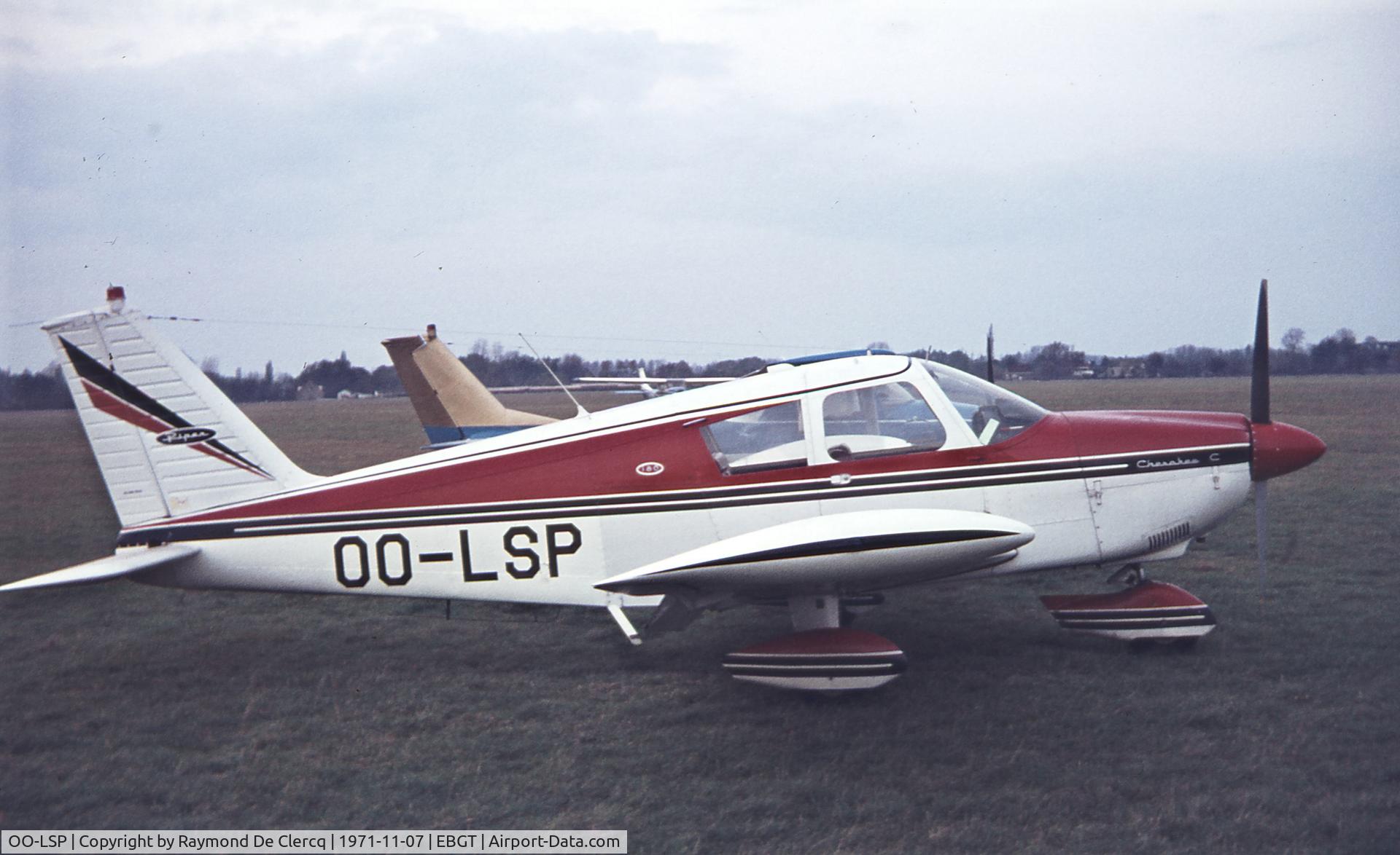 OO-LSP, 1967 Piper PA-28-180 Cherokee C C/N 28-3954, Gent  7-11-71