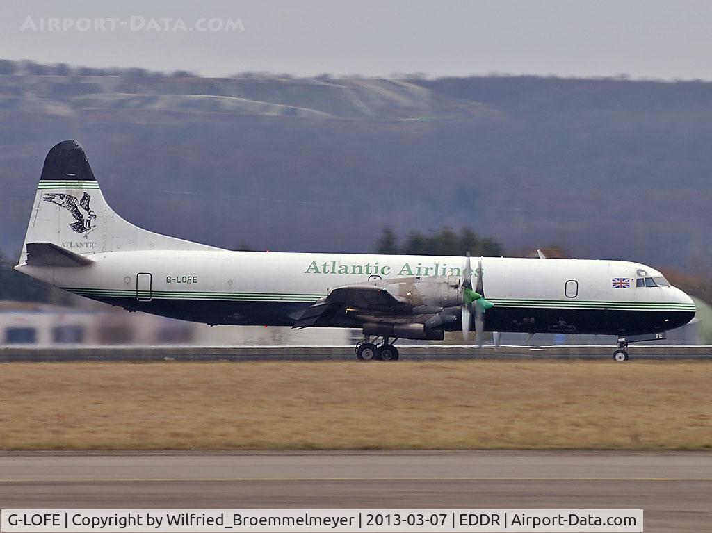 G-LOFE, 1966 Lockheed L-188C(A) Electra C/N 1144, On the Take off roll.