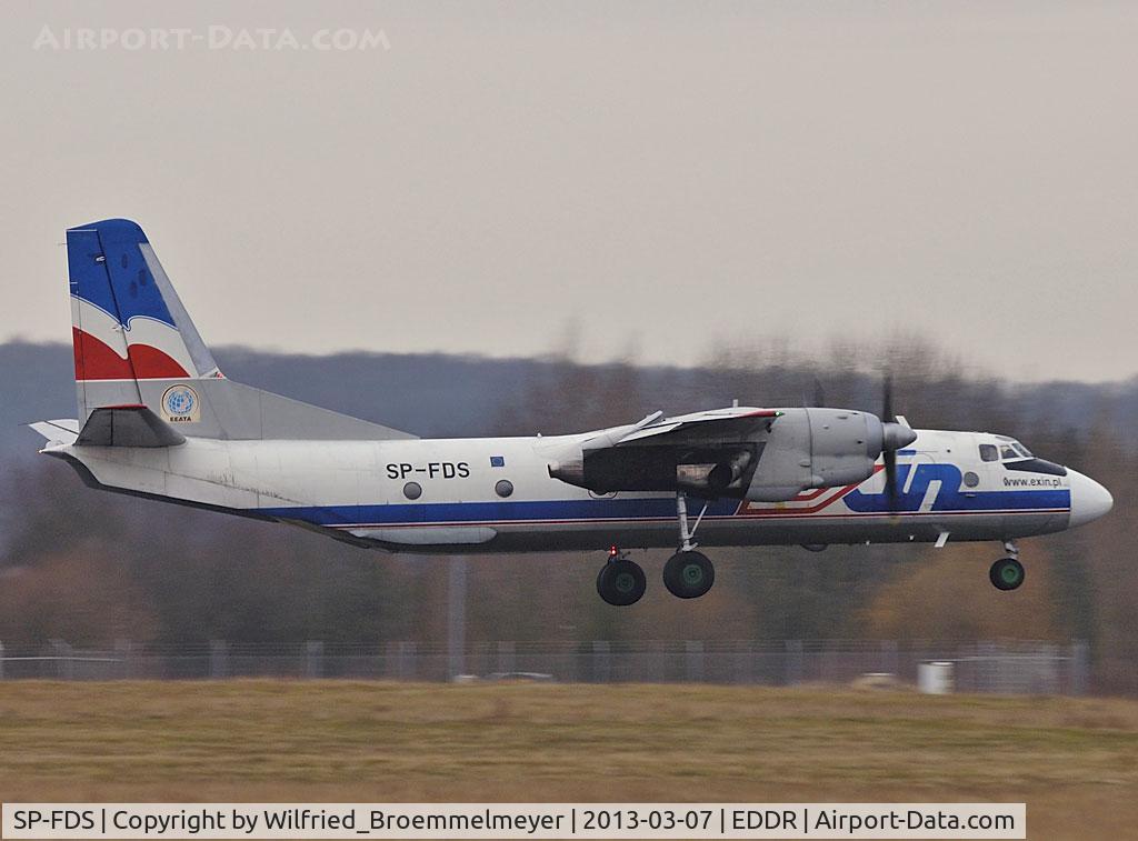 SP-FDS, 1982 Antonov An-26B C/N 12205, Take off on Runway 27 on EDDR and climb out.