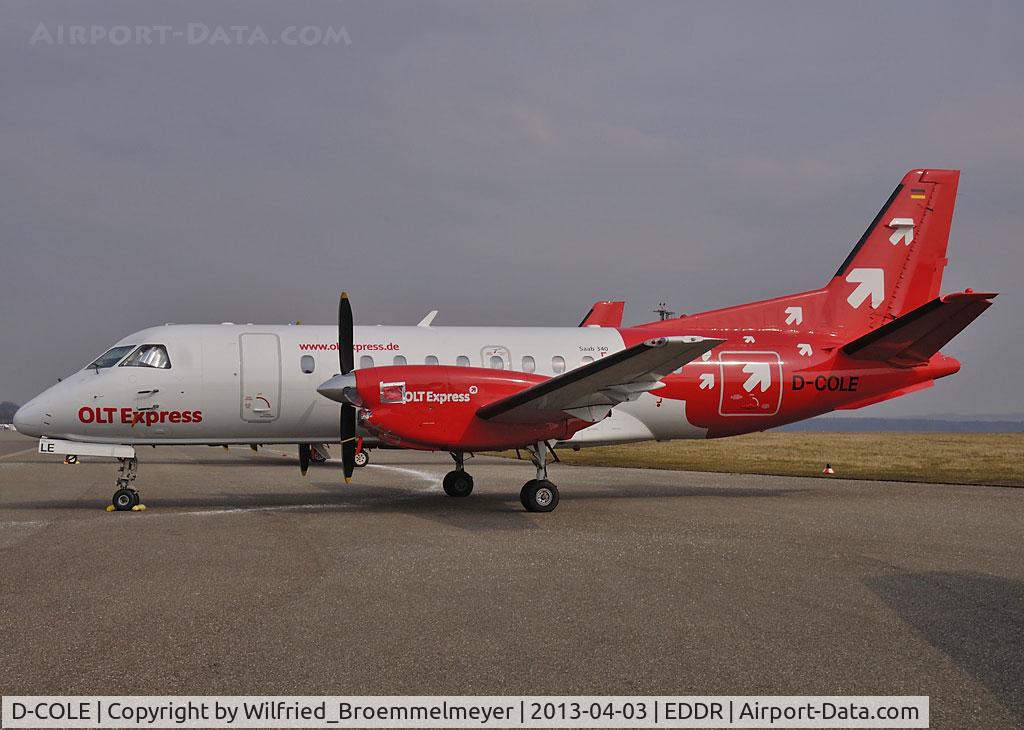 D-COLE, 1989 Saab 340A C/N 340A-144, Parked at EDDR.