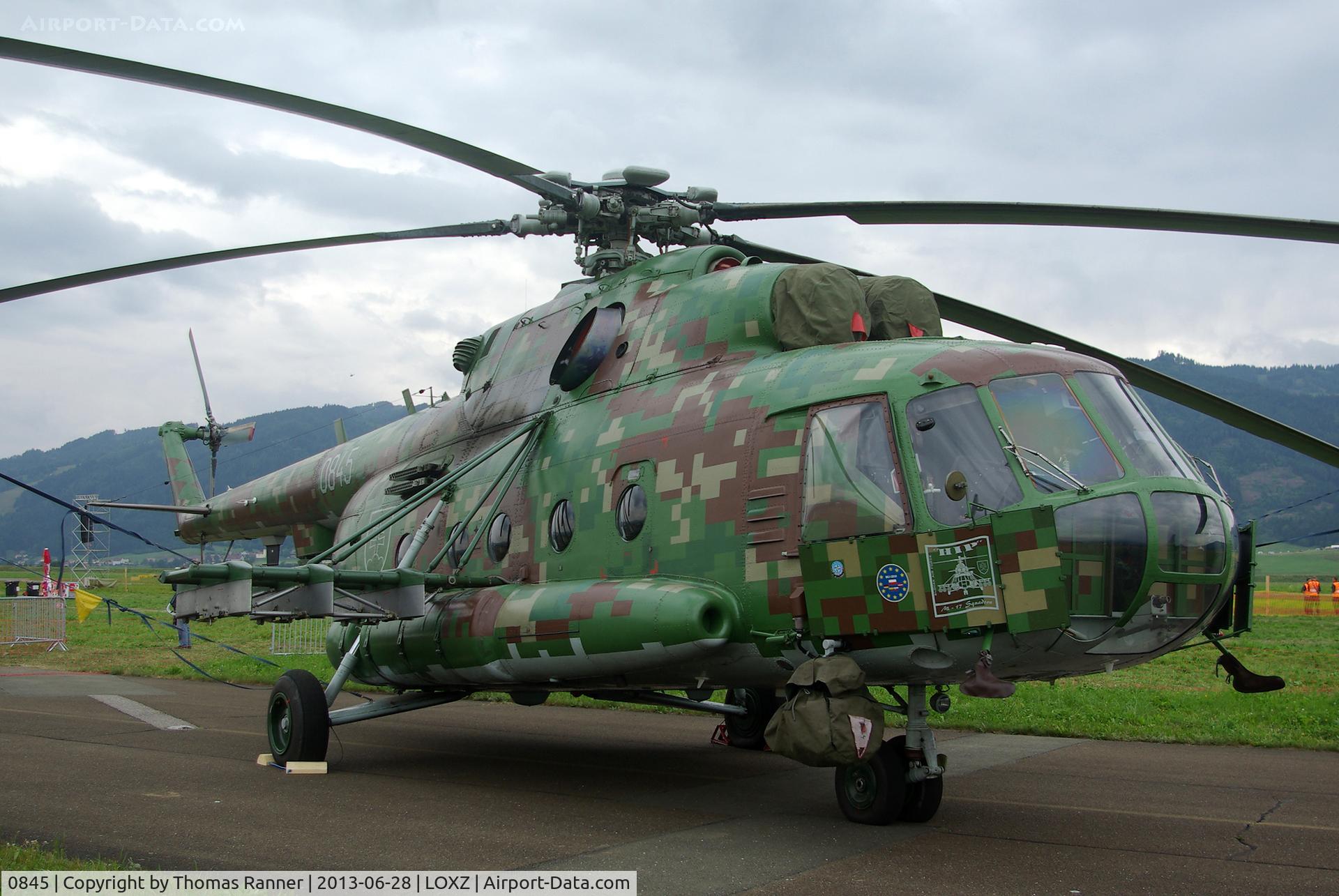 0845, Mil Mi-17 Hip C/N 108M45, Slovak Air Force Mil Mi-17
