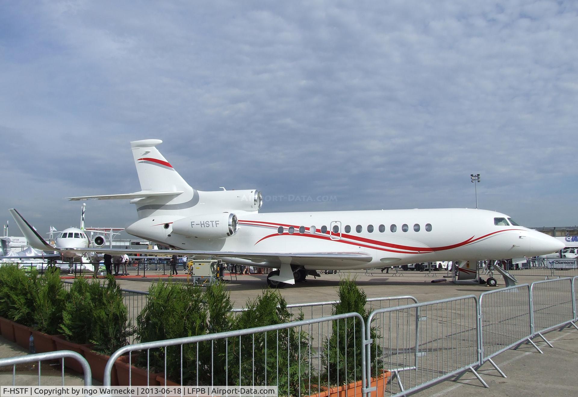 F-HSTF, 2012 Dassault Falcon 7X C/N 166, Dassault Falcon 7X at the Aerosalon 2013, Paris