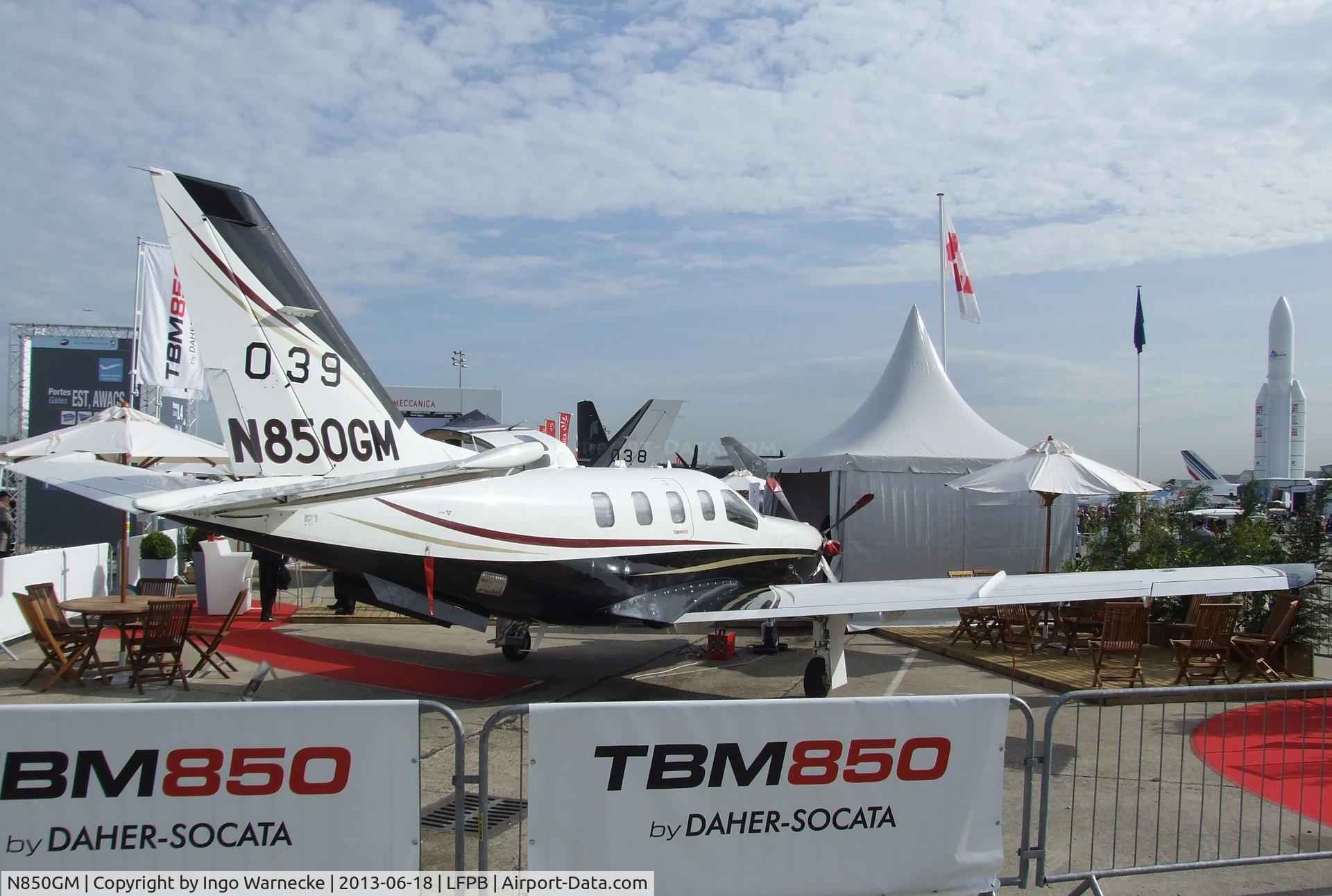 N850GM, Socata TBM-700 C/N 535, SOCATA TBM-850 at the Aerosalon 2013, Paris