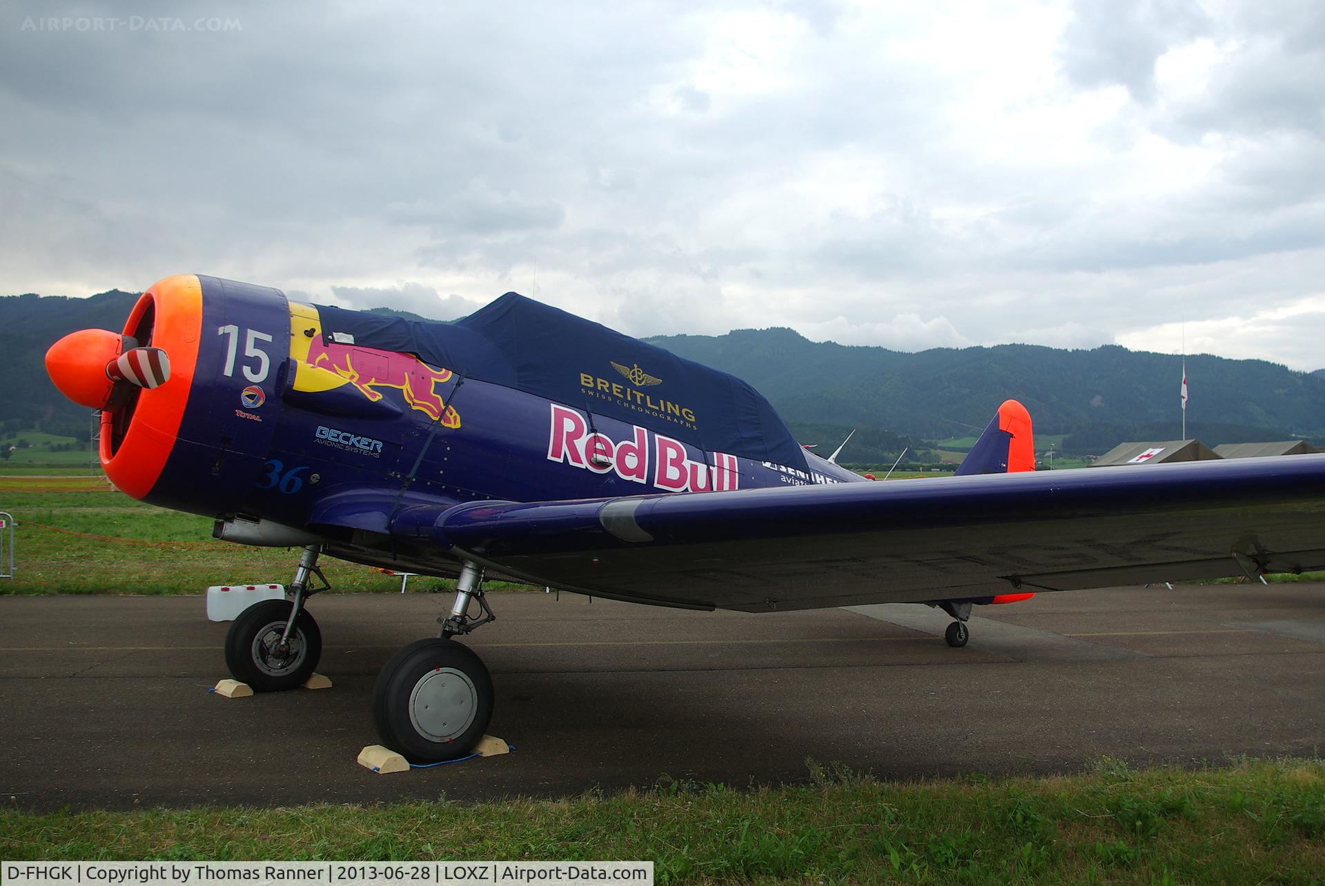 D-FHGK, 1942 Noorduyn AT-16 Harvard IIB C/N 14A-324, Red Bull