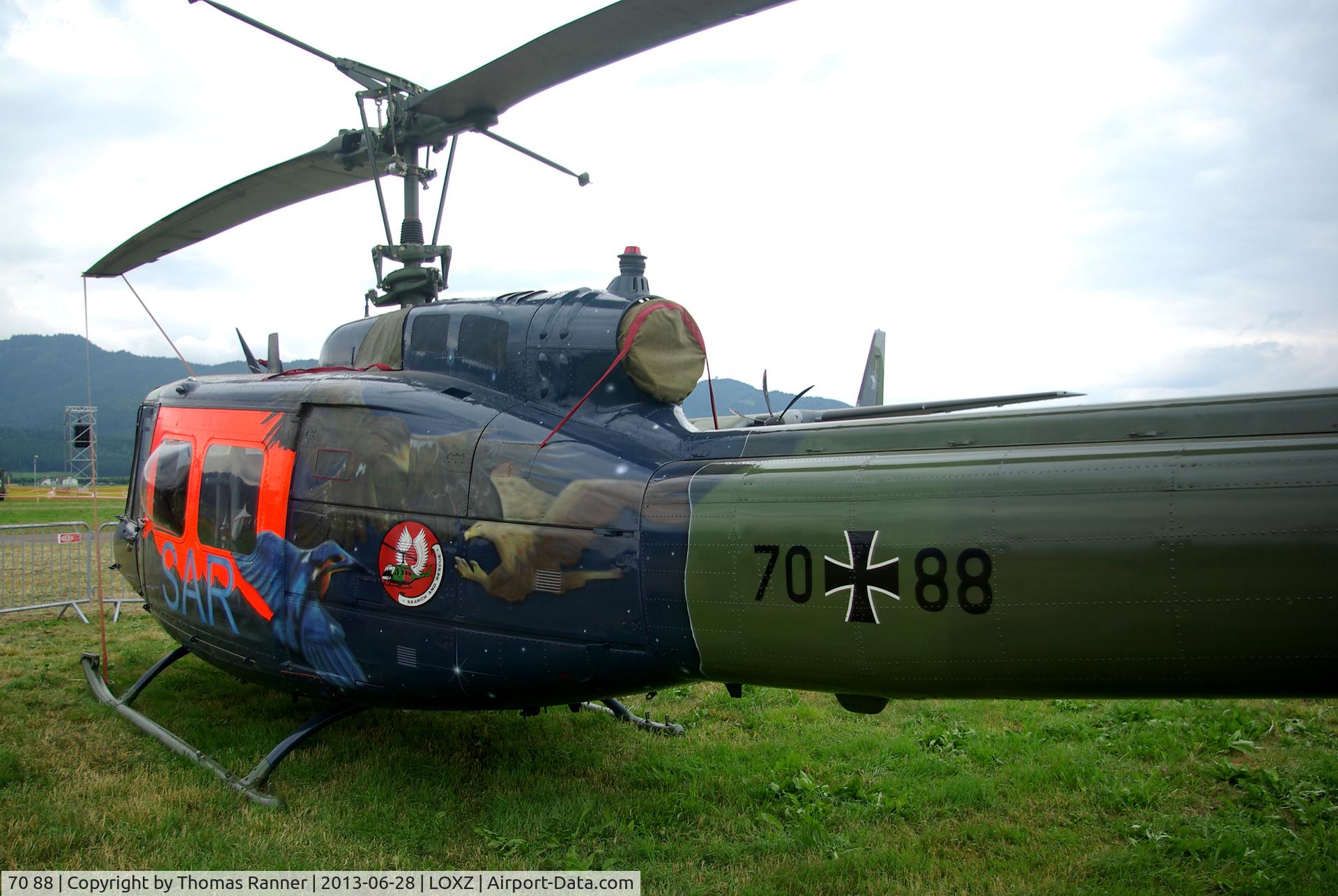 70 88, Bell (Dornier) UH-1D Iroquois (205) C/N 8148, German Air Force Bell UH-1D