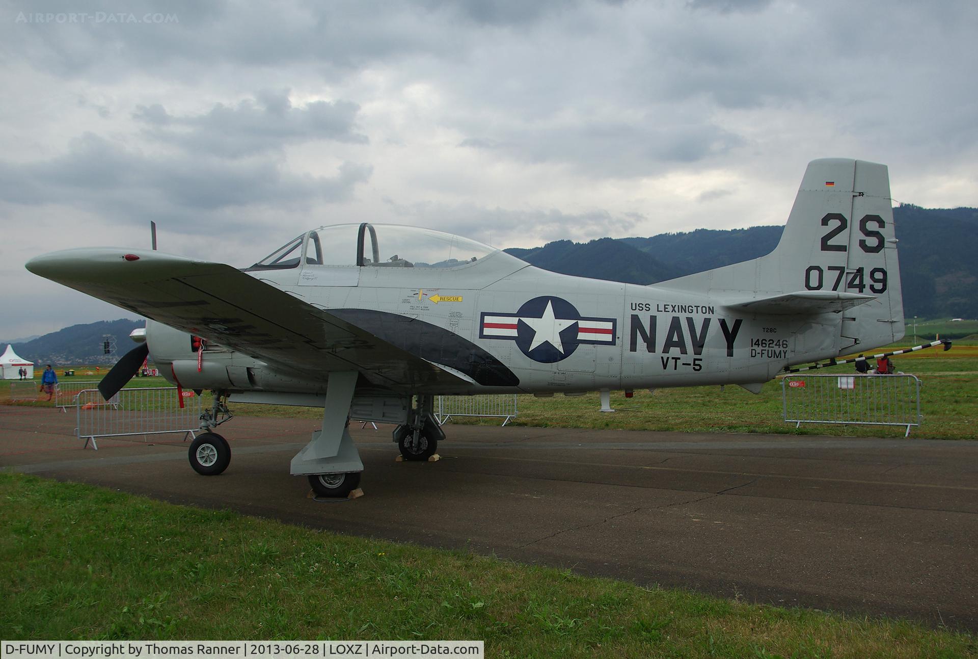 D-FUMY, North American T-28C Trojan C/N 252-9 (146246), US Navy T-28