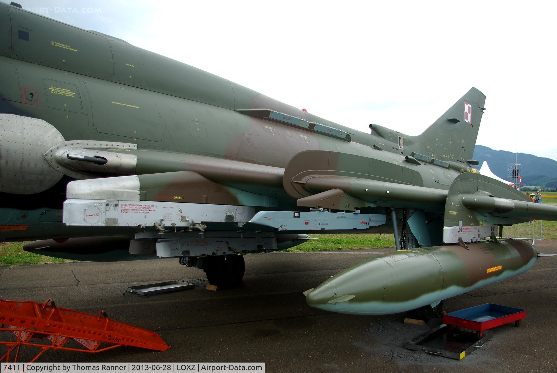 7411, Sukhoi Su-22M-4 C/N 27411, Polish Air Force Su-22