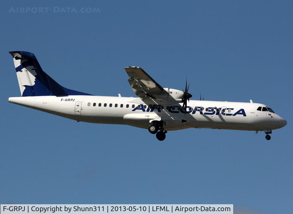 F-GRPJ, 2005 ATR 72-212A C/N 724, Landing rwy 31R