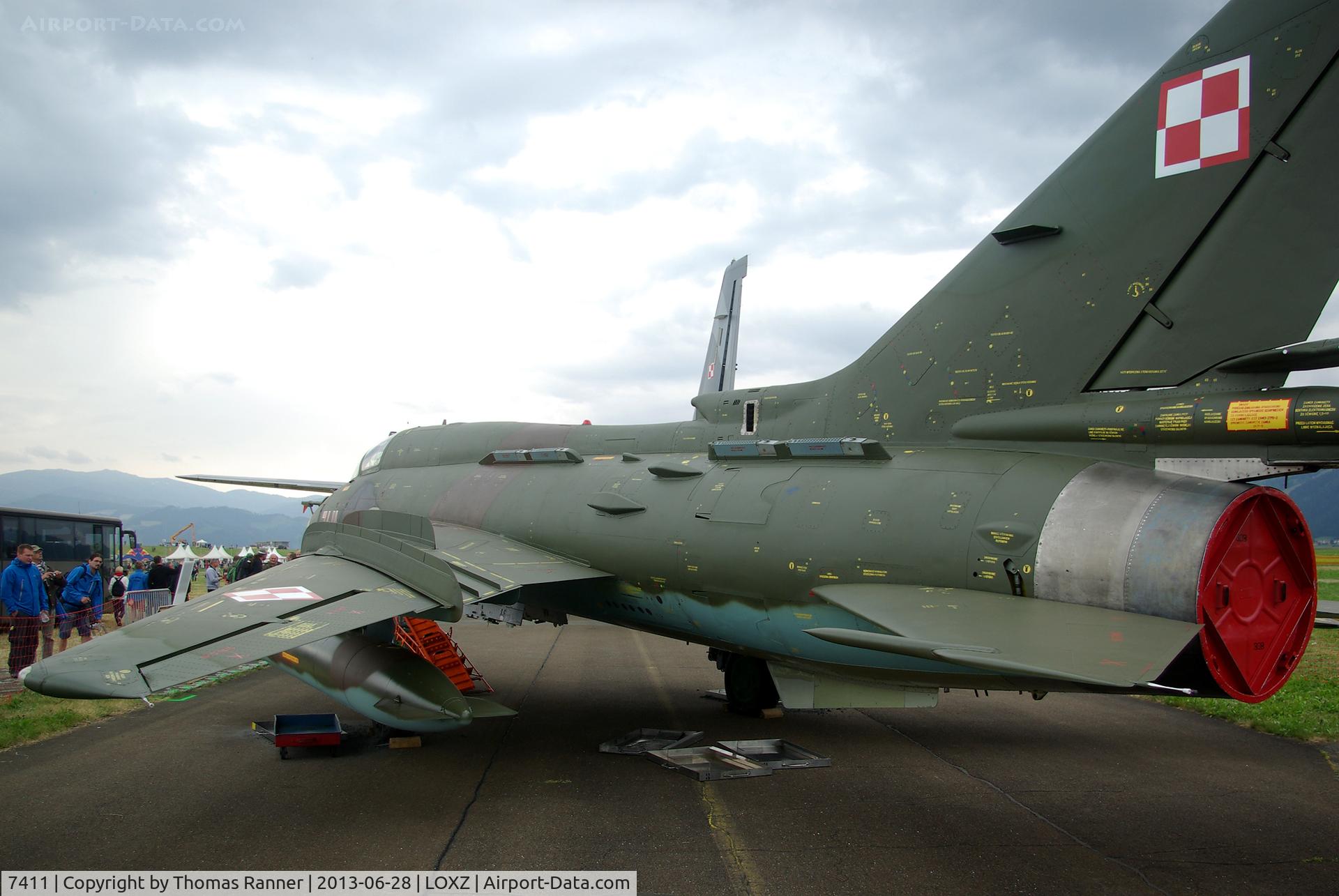 7411, Sukhoi Su-22M-4 C/N 27411, Polish Air Force Su-22