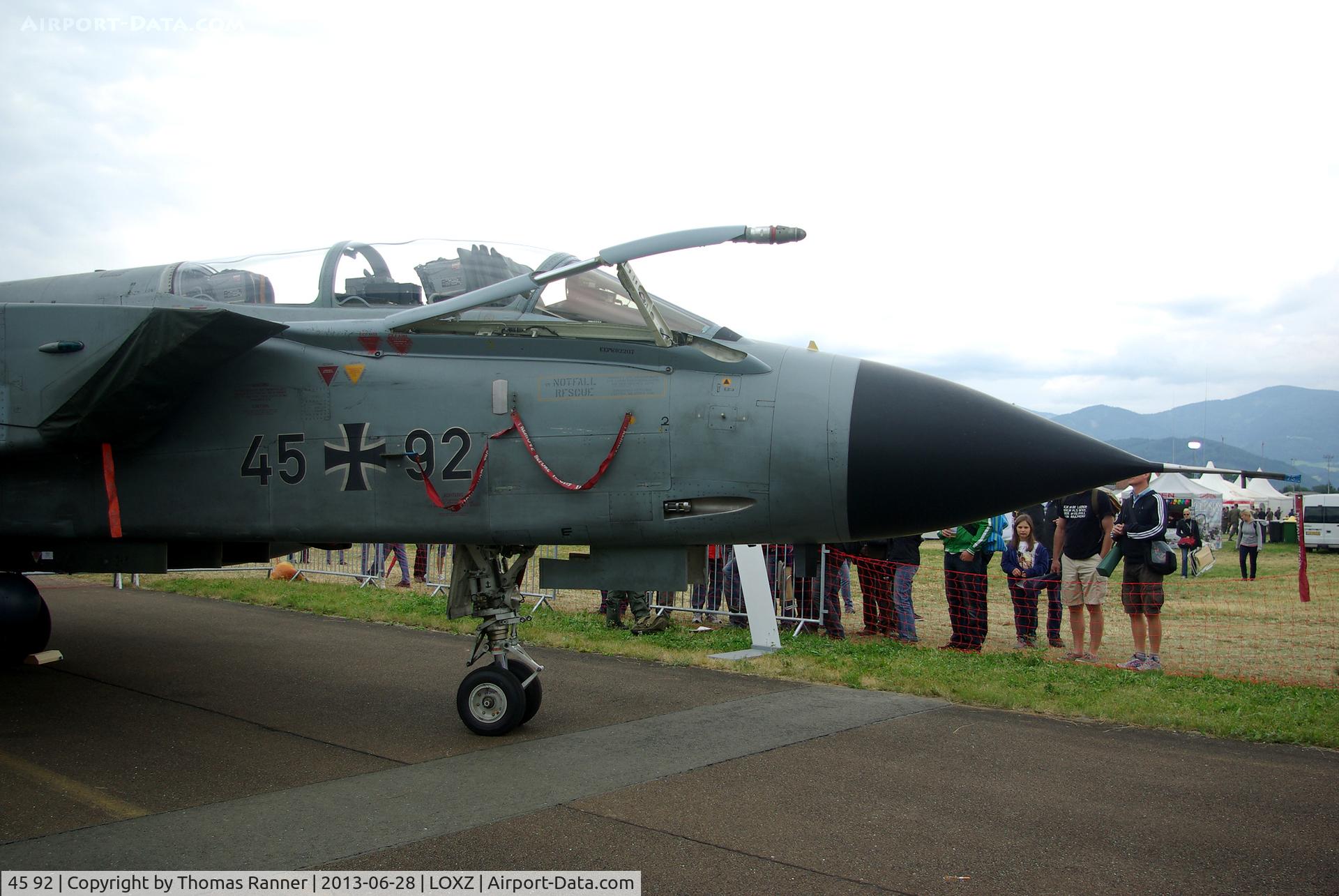 45 92, Panavia Tornado IDS C/N 724/GS233/4292, German Air Force Tornado
