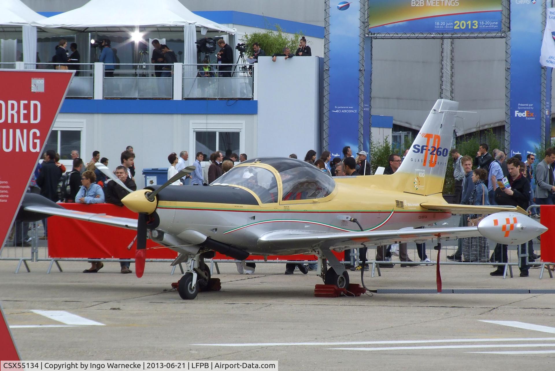 CSX55134, 1983 SIAI-Marchetti SF-260TP C/N 661/60-004, SIAI-Marchetti SF.260TP at the Aerosalon 2013, Paris