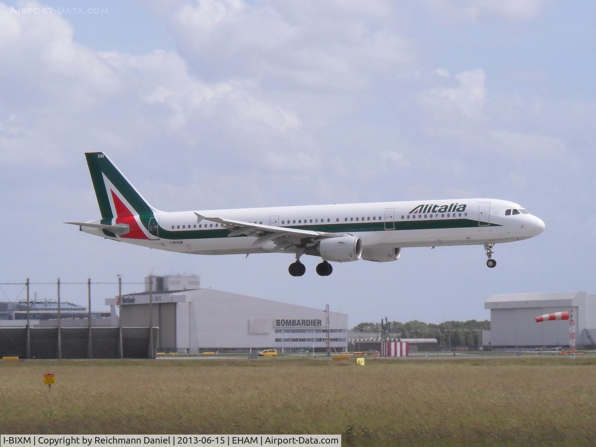 I-BIXM, 1996 Airbus A321-112 C/N 514, Alitalia from Rome
