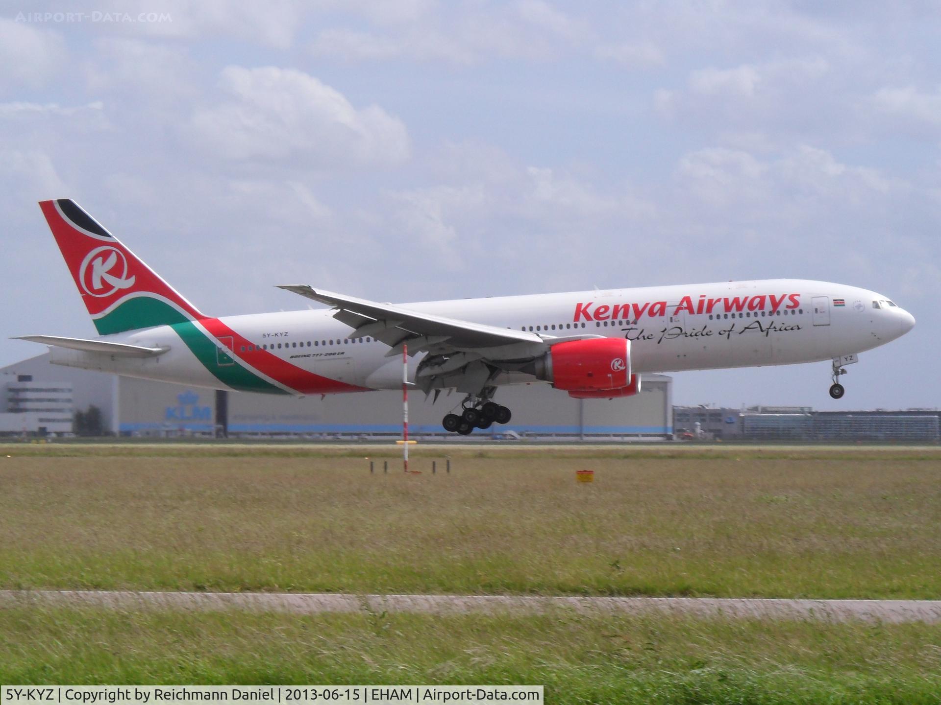 5Y-KYZ, 2007 Boeing 777-2U8ER C/N 36124, Daily service from Nairobi