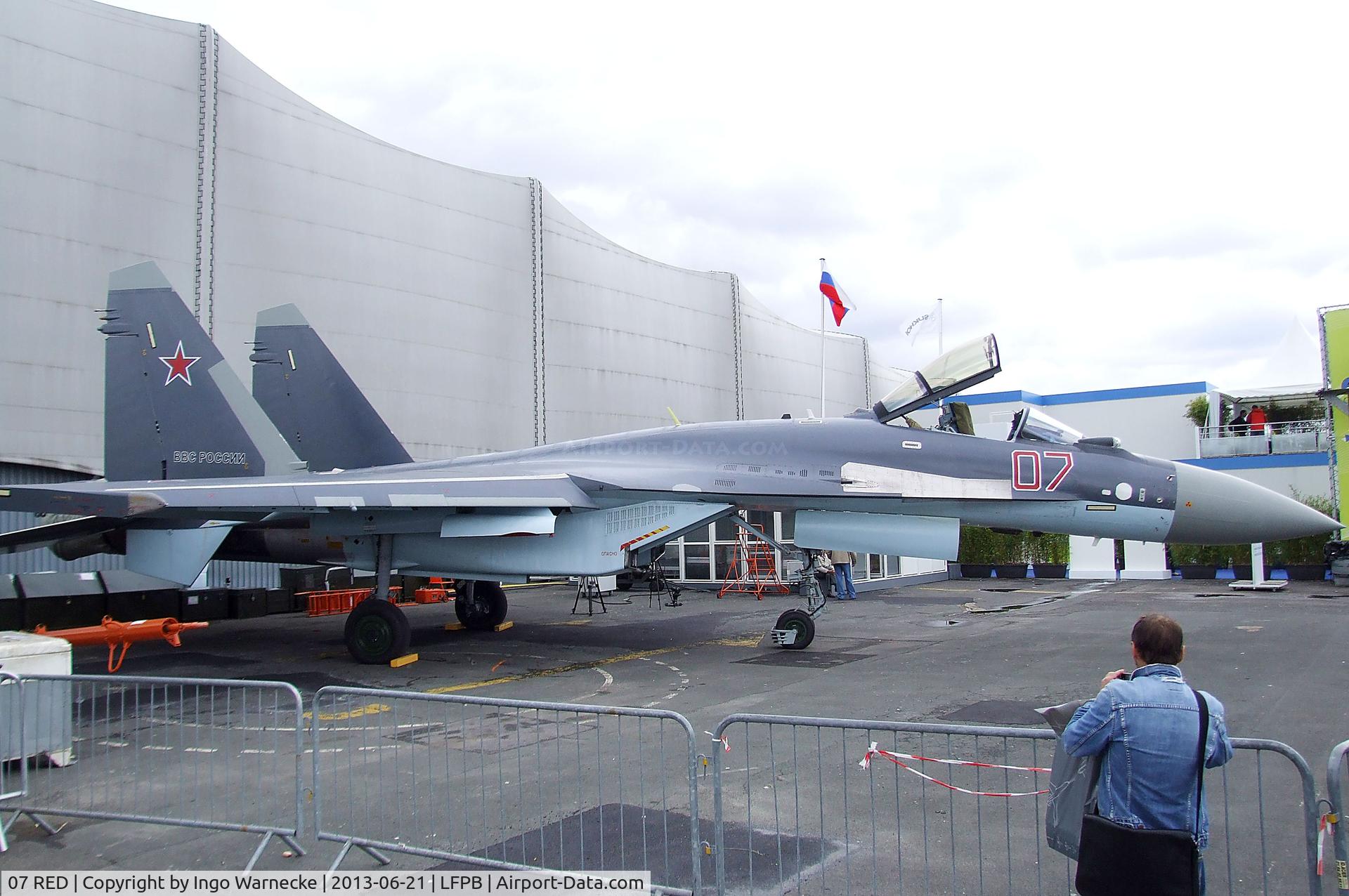 07 RED, Sukhoi Su-35S C/N 49083501206, Sukhoi Su-35S FLANKER-E at the Aerosalon 2013, Paris