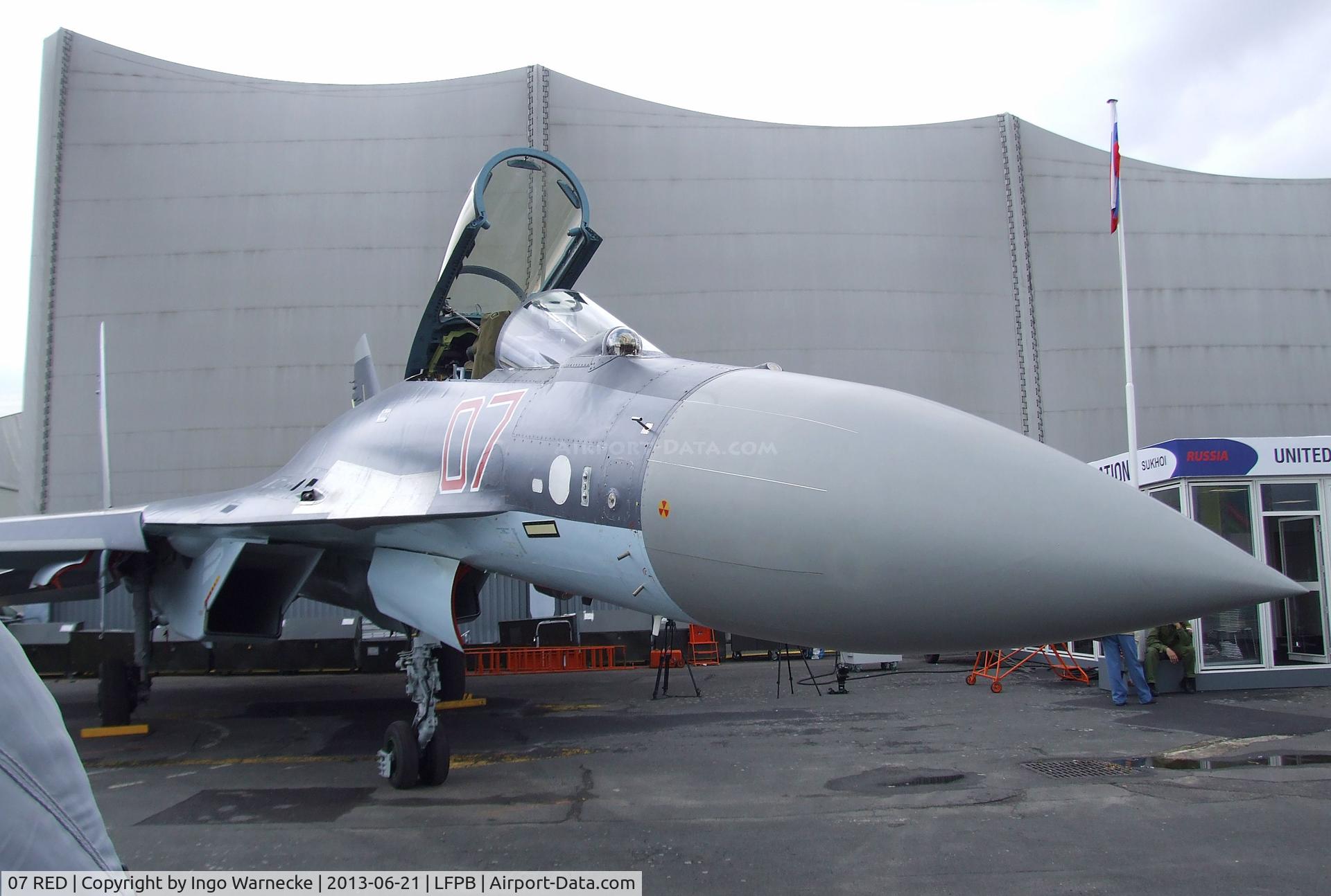 07 RED, Sukhoi Su-35S C/N 49083501206, Sukhoi Su-35S FLANKER-E at the Aerosalon 2013, Paris