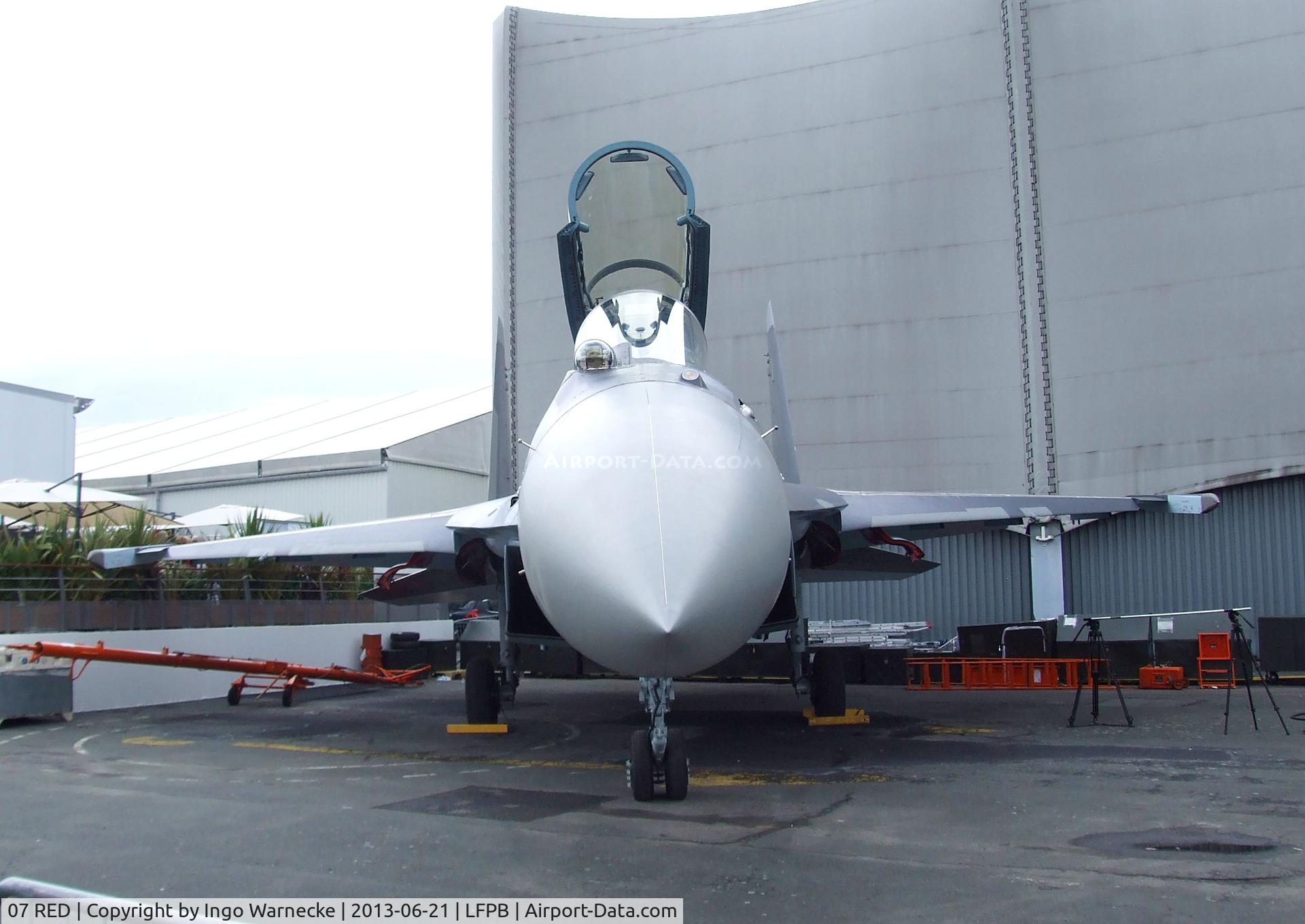 07 RED, Sukhoi Su-35S C/N 49083501206, Sukhoi Su-35S FLANKER-E at the Aerosalon 2013, Paris